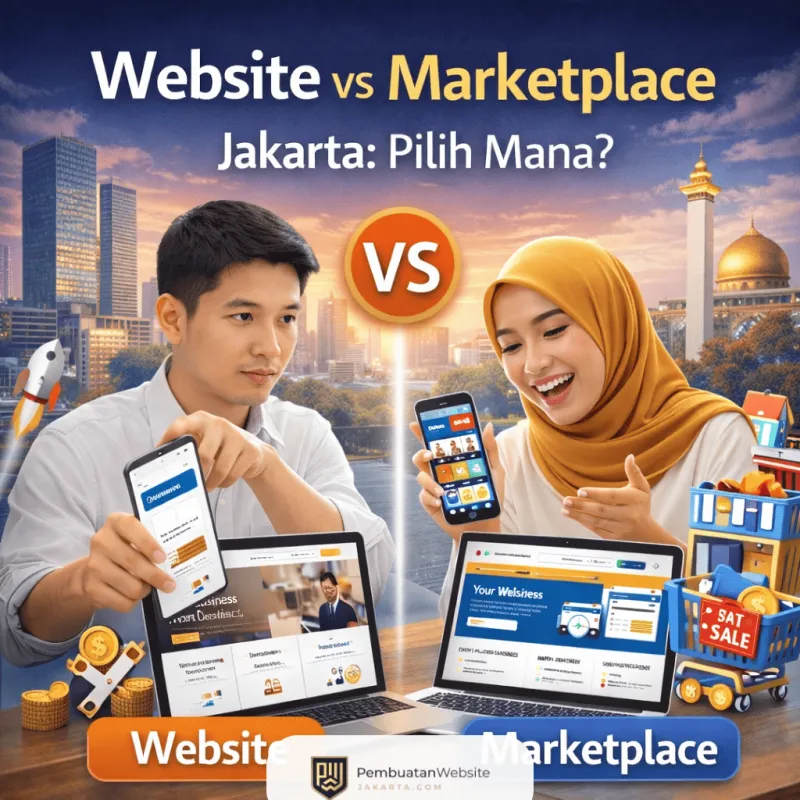 Website vs Marketplace Jakarta: Pilih Mana?